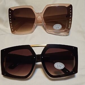 Stylish Dark Brown or Tan Sunglasses